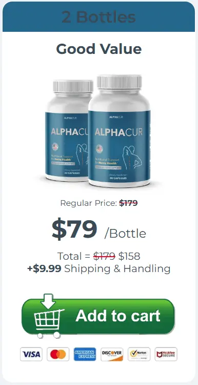 AlphaCur 2 Bottle Price